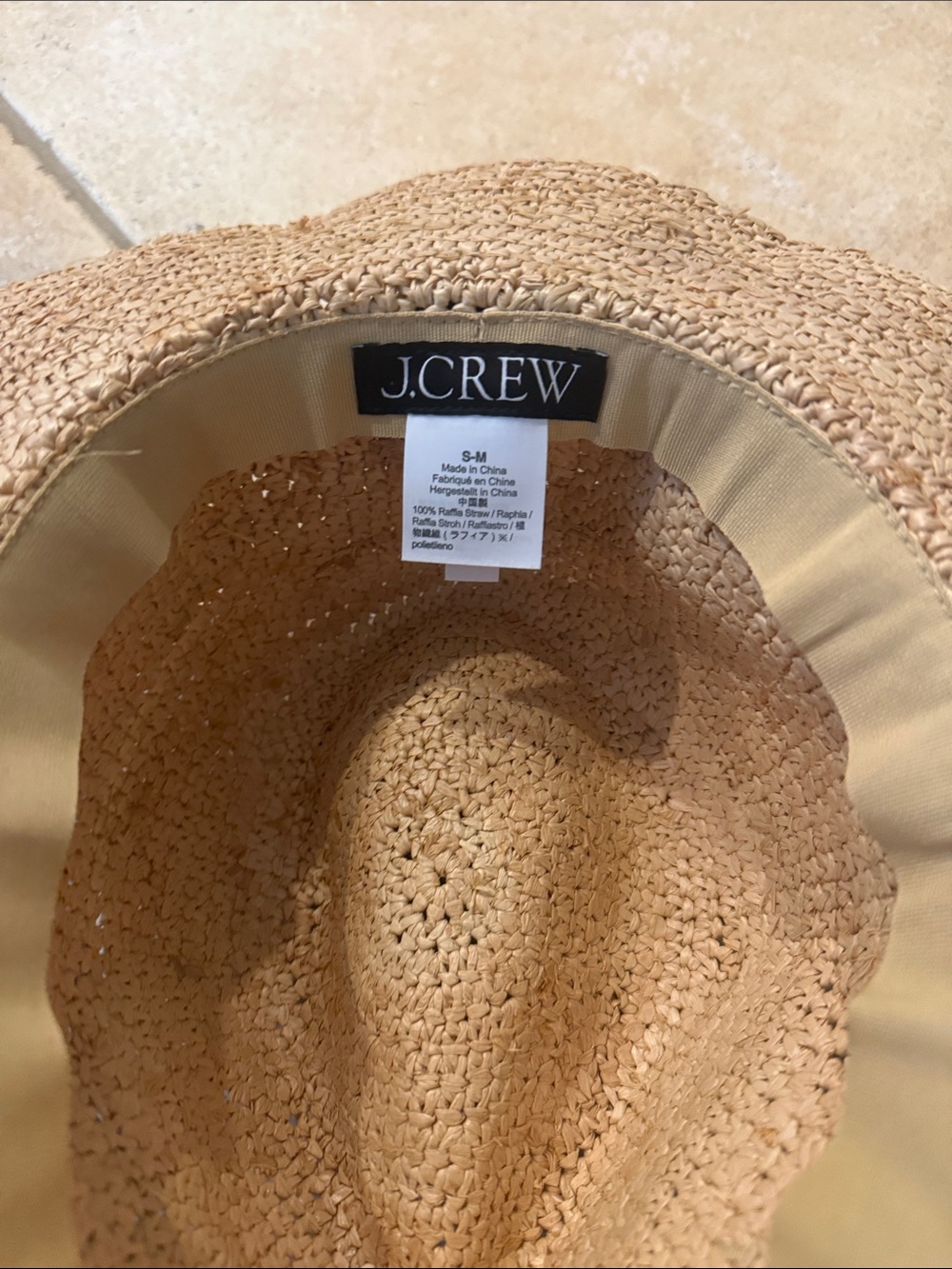 J. Crew Packable straw hat - Picture 3 of 4